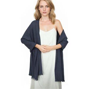 Scarf for Women Winter Pashmina Shawls for Women Blue colour